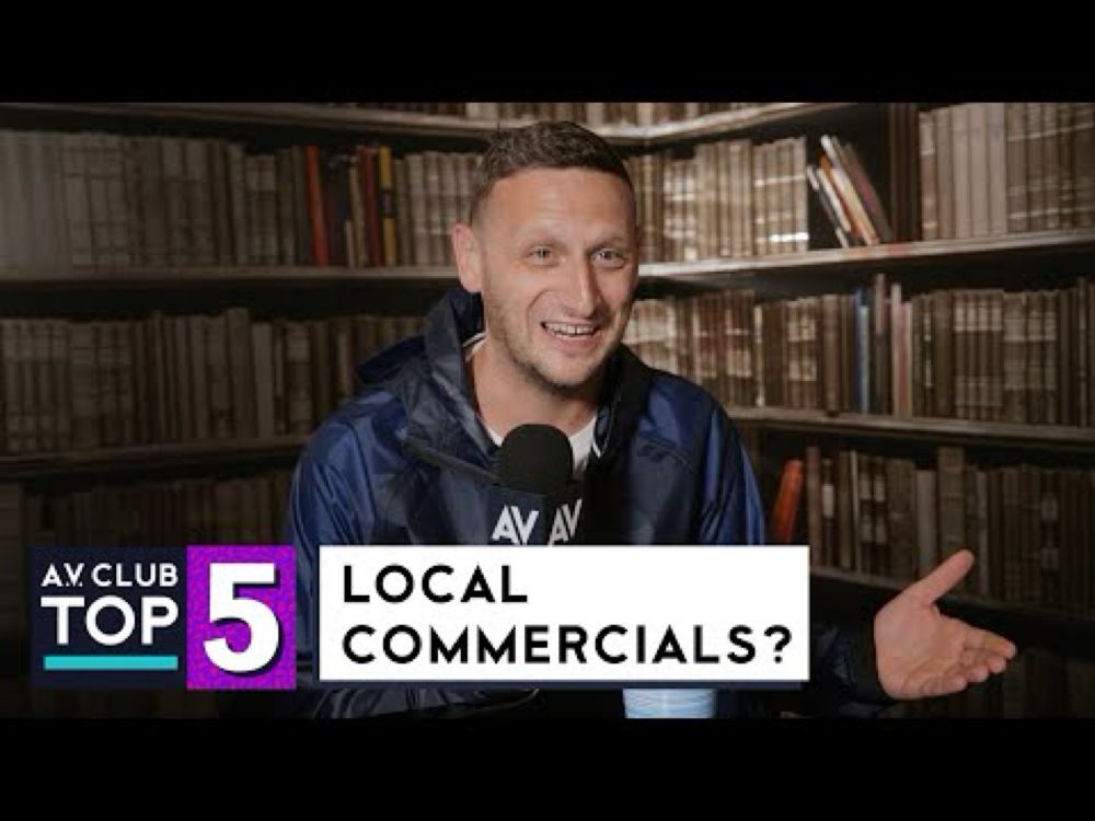 Watch Detroiters’ Tim Robinson attempt to rank his top 5 local commercials of all time