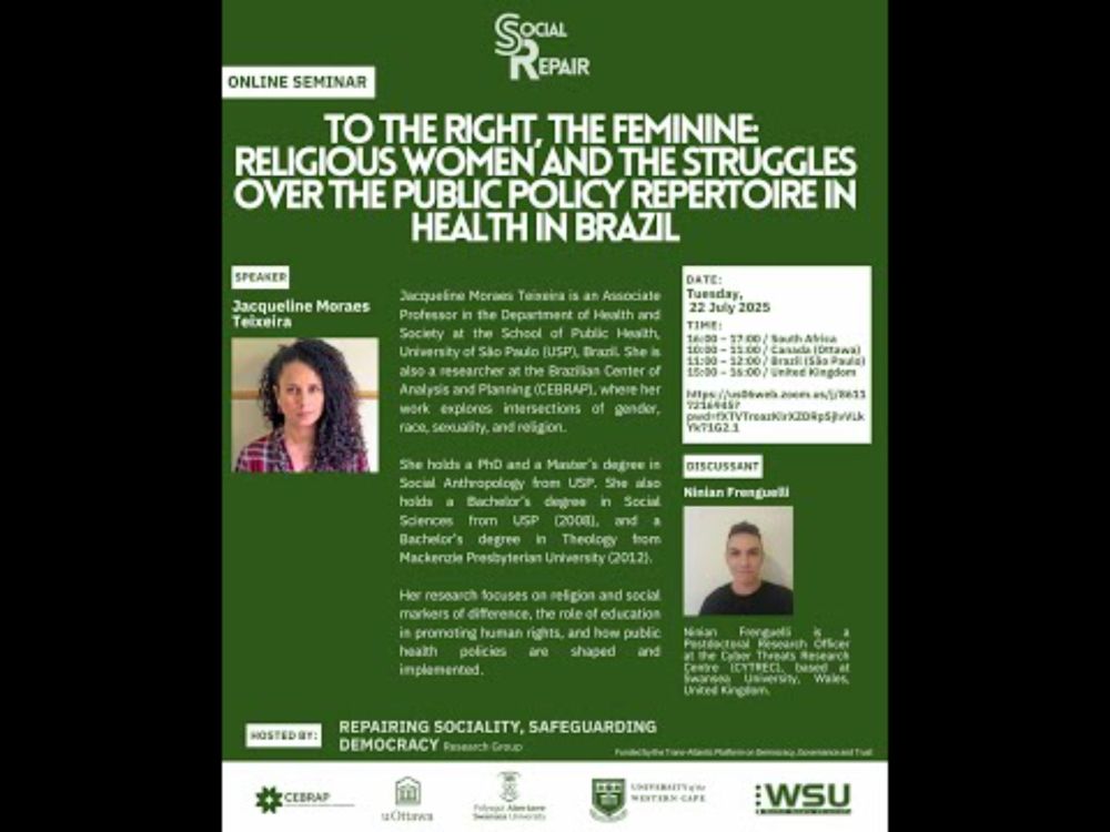 Religious Women and the Struggles Over the Public Policy Repertoire in Health in Brazil