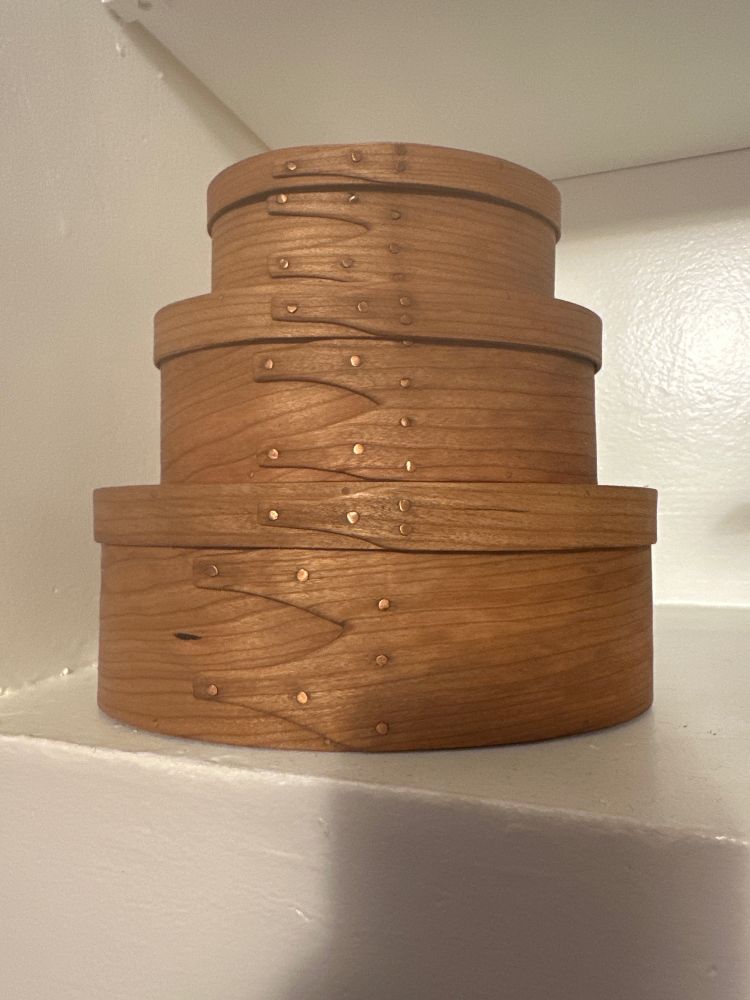 Three shaker boxes that I made my bloody self
