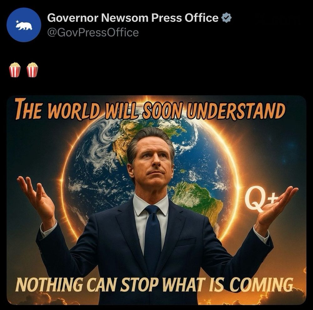Post my Gavin Newsom