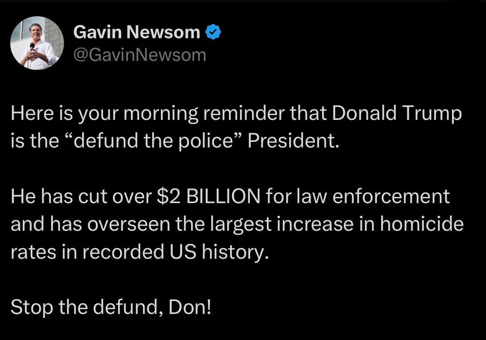 Post by Gavin Newsom