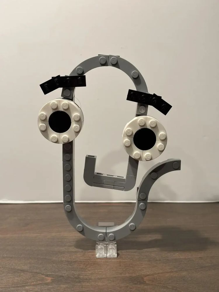 Clippy made out of Legos