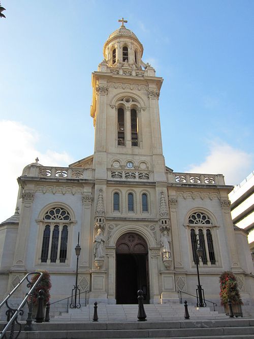 An image of Église Saint-Charles de Monte-Carlo from Wikipedia
<a href="https://commons.wikimedia.org/wiki/File:Eglise_st_charles_Monaco.jpg">Image</a> by <a href="https://en.wikipedia.org/wiki/fr:User:Aimelaime" class="extiw" title="w:fr:User:Aimelaime">Aimelaime</a> sur <a href="https://en.wikipedia.org/wiki/fr:" class="extiw" title="w:fr:">Wikipédia français</a>
