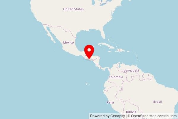 A zoomed in map showing a pin at the position of Iglesia Mormona, 3ª Avenida Norte, 9601 - Izalco, Departamento de Sonsonate, El Salvador