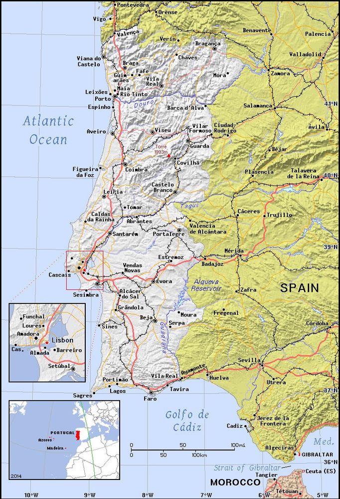 A map showing the location of Portugal
Credit https://ian.macky.net/pat/