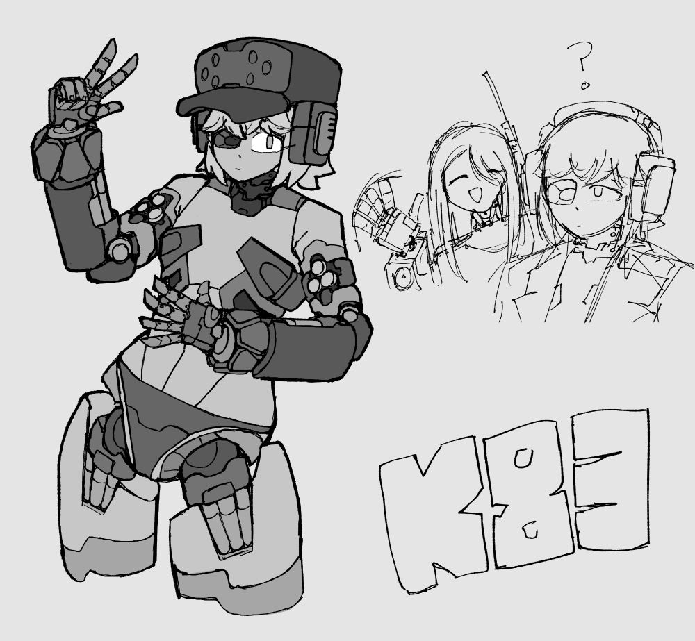 Kirk eighty three redesign, now missing an eye. Boxcar can be seen waving from her newly found blind spot.