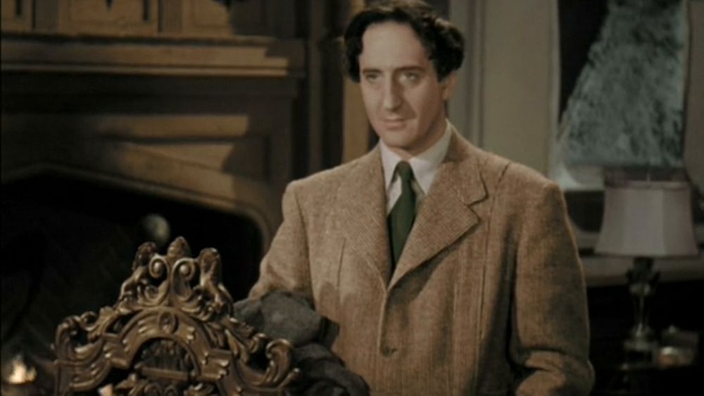 Colour photo of Basil Rathbone