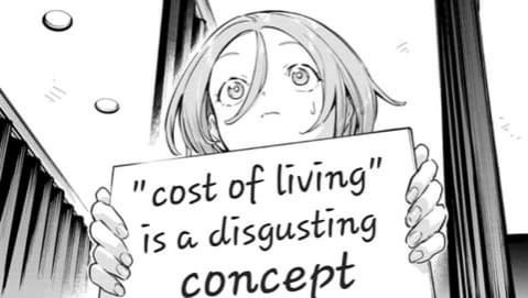 "cost of living" is a disgusting concept
