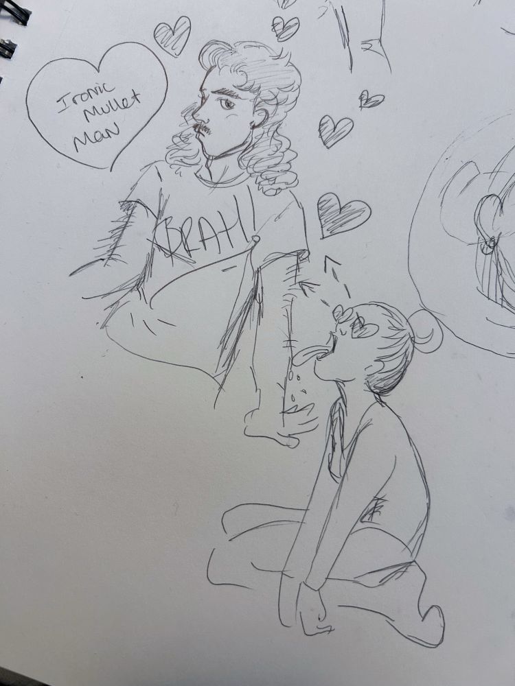 Thirsty girl vs ironic mullet man 
