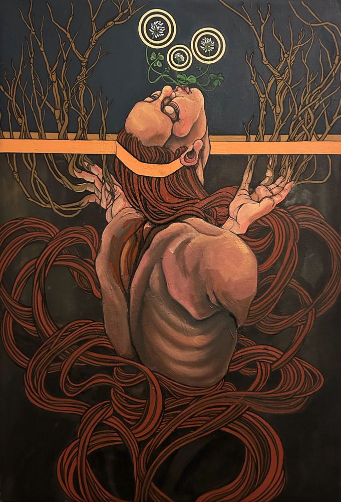 Figure painting wip funny art