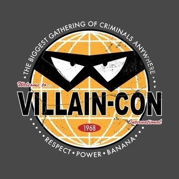 Despicable me, villain-con logo