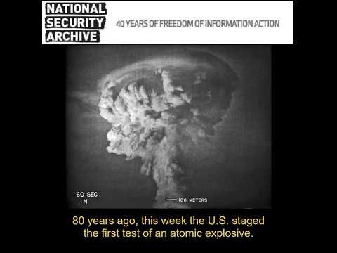 80 Years Ago: The First Atomic Explosion, 16 July 1945