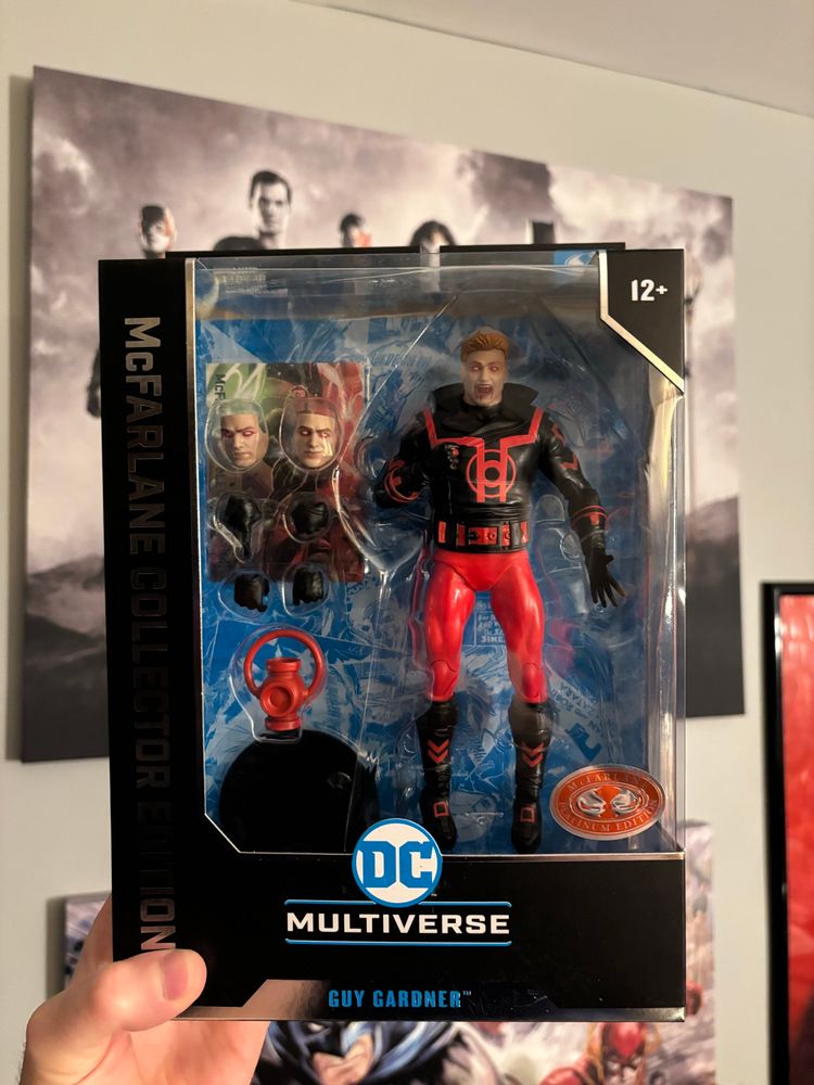 McFarlane Toys Red Platinum Guy Gardner