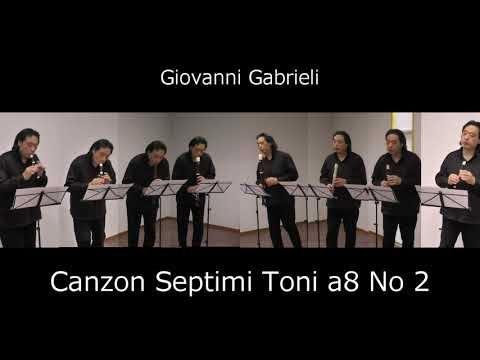 Giovanni Gabrieli Canzon Septimi Toni a8 No.2　for Recorder