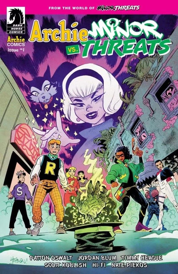 Archie VS Minor Threats Mini-Series by Patton Oswalt, Jordan Blum, Timmy Heague, Scott Koblish, Hi-Fi, and Nate Piekos!  Starts August 2025!