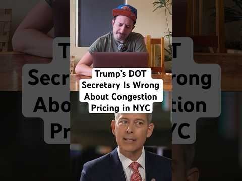 Trump's DOT Secretary Is Wrong About Congestion Pricing #nyc #urbanism #news