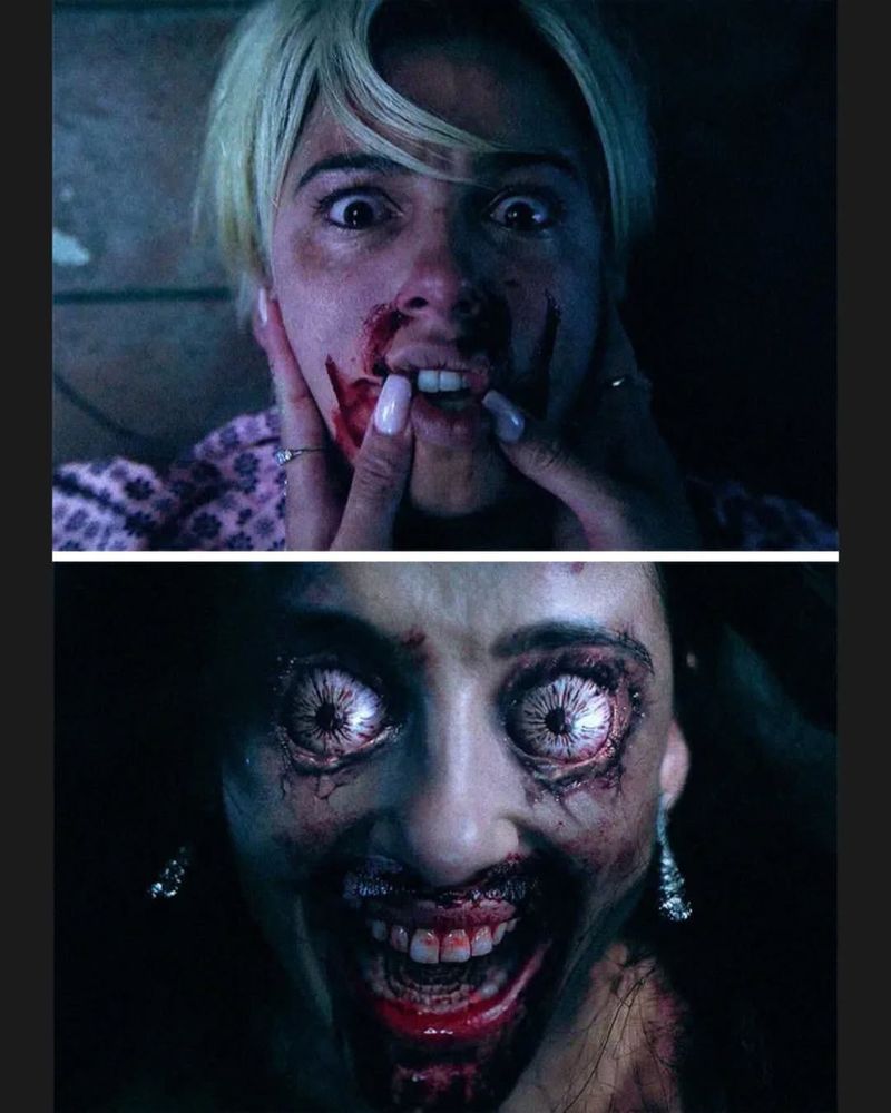 Skye Riley and her demon entity in Smile 2.