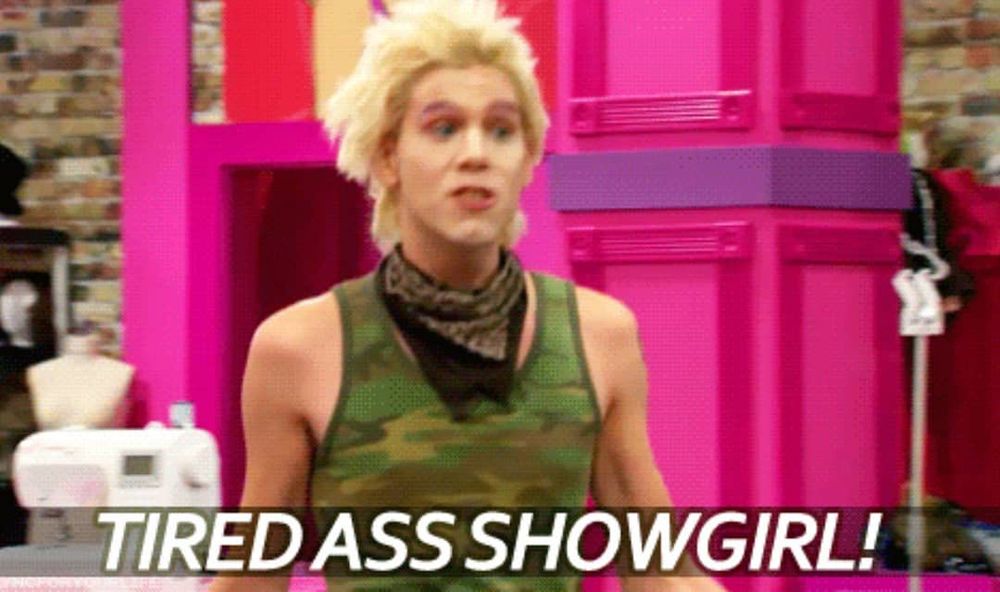 Sharon Needles calling Phi Phi O’Hara a tired ass showgirl