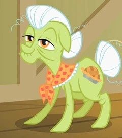 screencap of Granny Smith from MLP:FiM (the joke is she's really old)