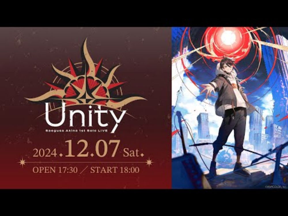 【ライブ本編】Saegusa Akina 1st Solo Live "Unity" / 無料パート #三枝明那_1stライブ
