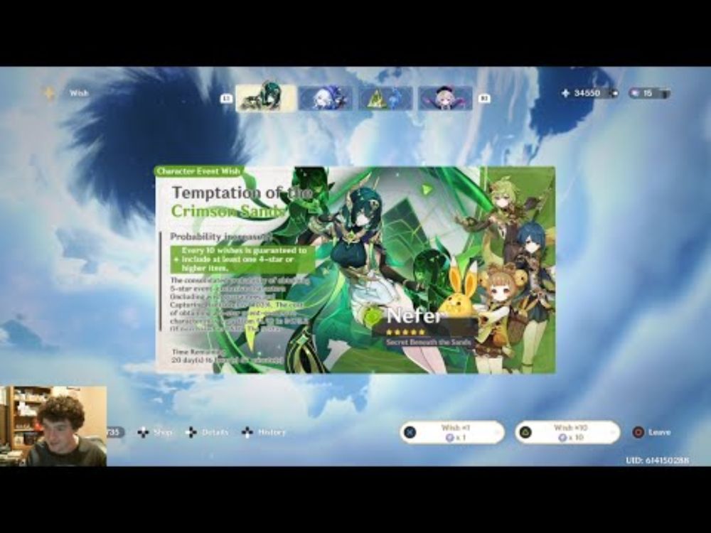 I've been on a win streak in Nod-Krai, I pulled for Nefer and this happened | Genshin Impact