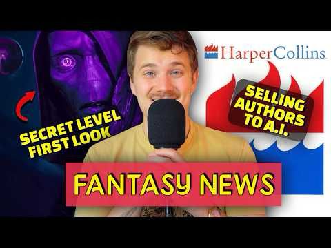 Harper Collins Sells Its Authors to AI🤖 NEW Stephen King Book!🤡 & MORE! ~FN~