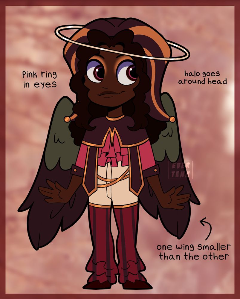 a simple chibi ref of my oc Duncan