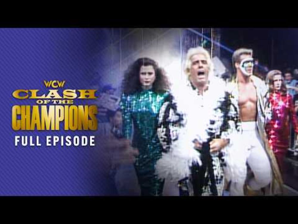 FULL EVENT: WCW Clash of the Champions VIII | Flair & Sting vs. Muta & Slater; Steiners vs Freebirds