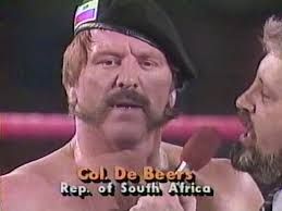 Pro wrestler Col. De Beers in the AWA 