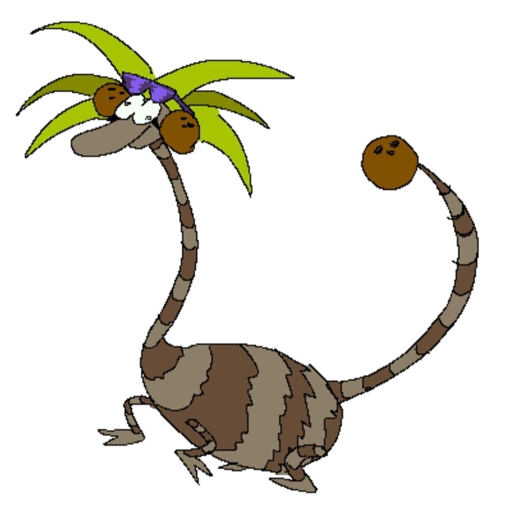 palm tree girl but off