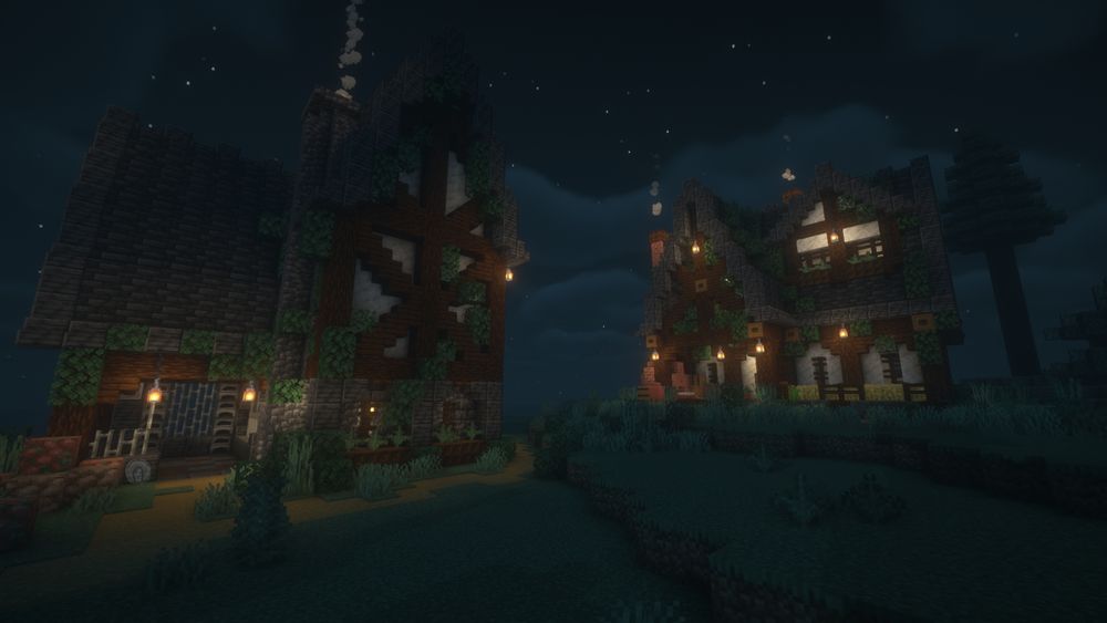 A medieval build in Minecraft 
