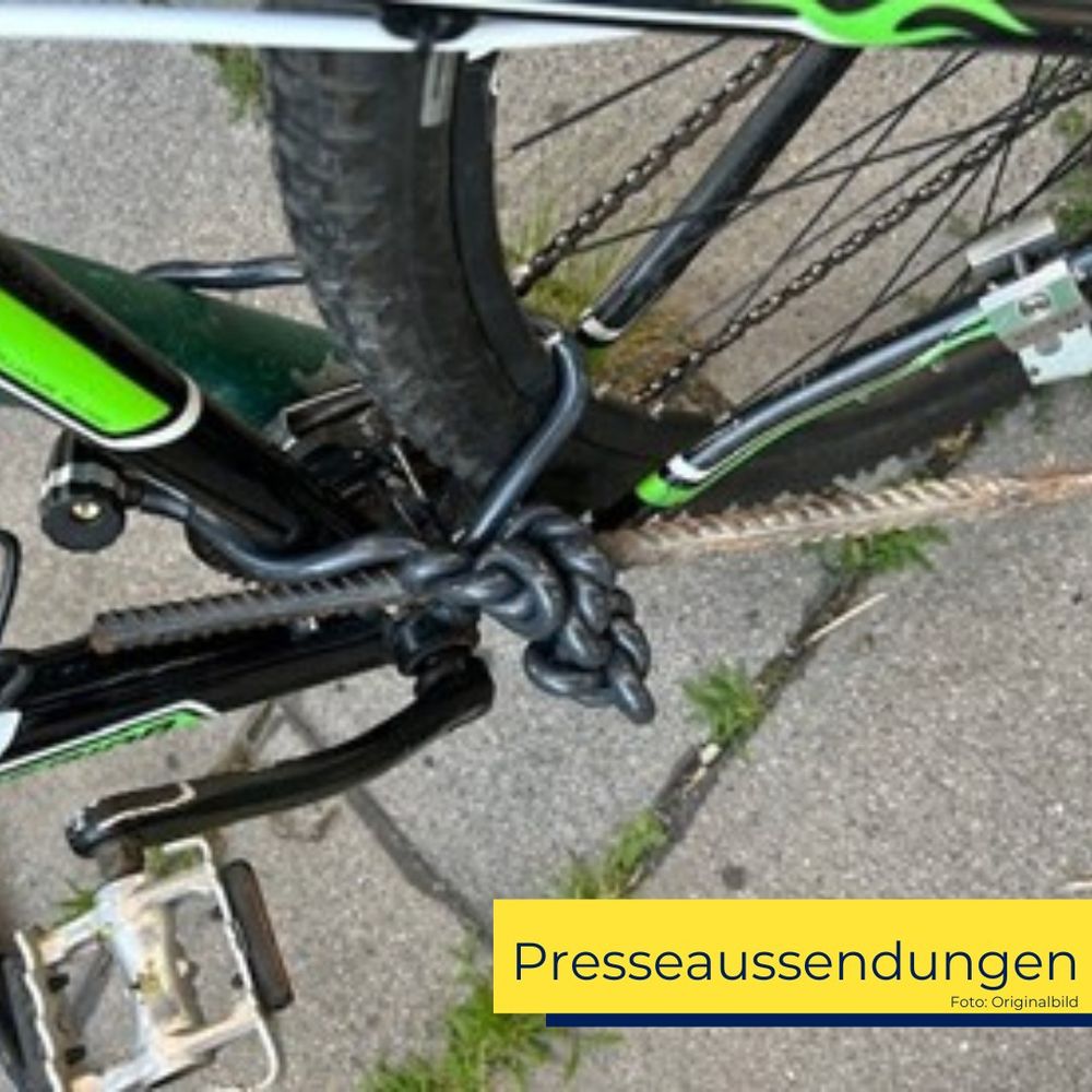 eine Kette an einem Fahrrad