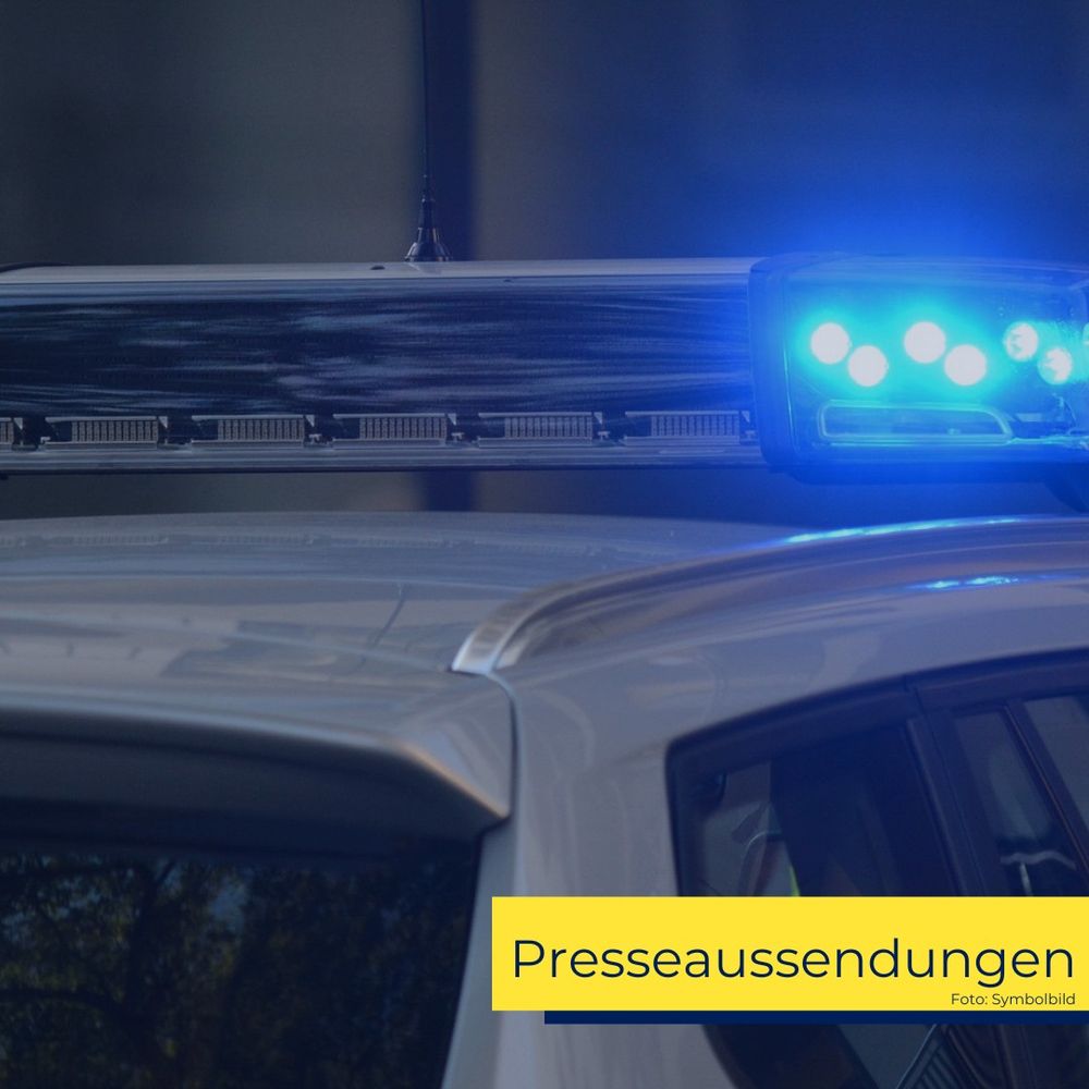 ein blaues und weißes Polizeiauto