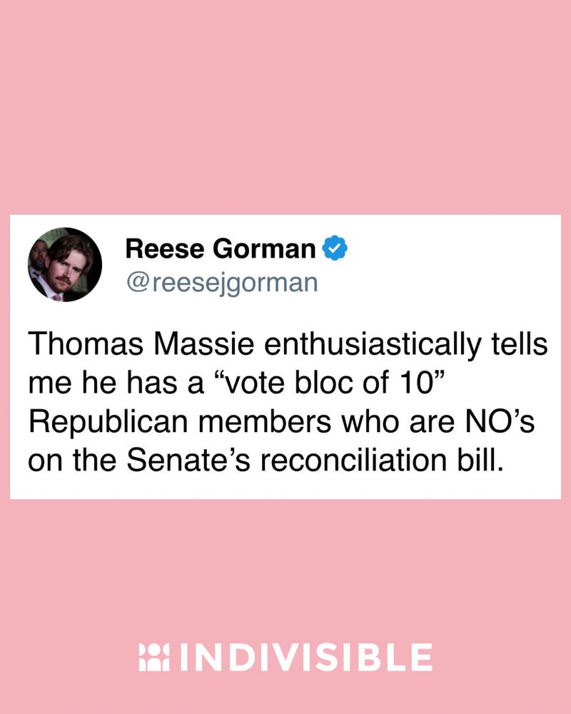 Reese Gorman on Twitter: “Thomas Massie enthusiastically tells me he has a 