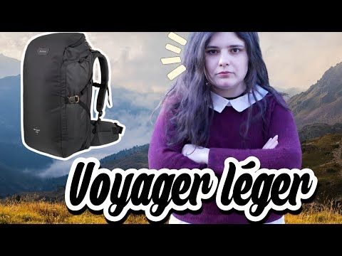VOYAGE MINIMALISTE : Que METTRE dans son SAC pour un ROADTRIP ? (Handicap et gopro hate )
