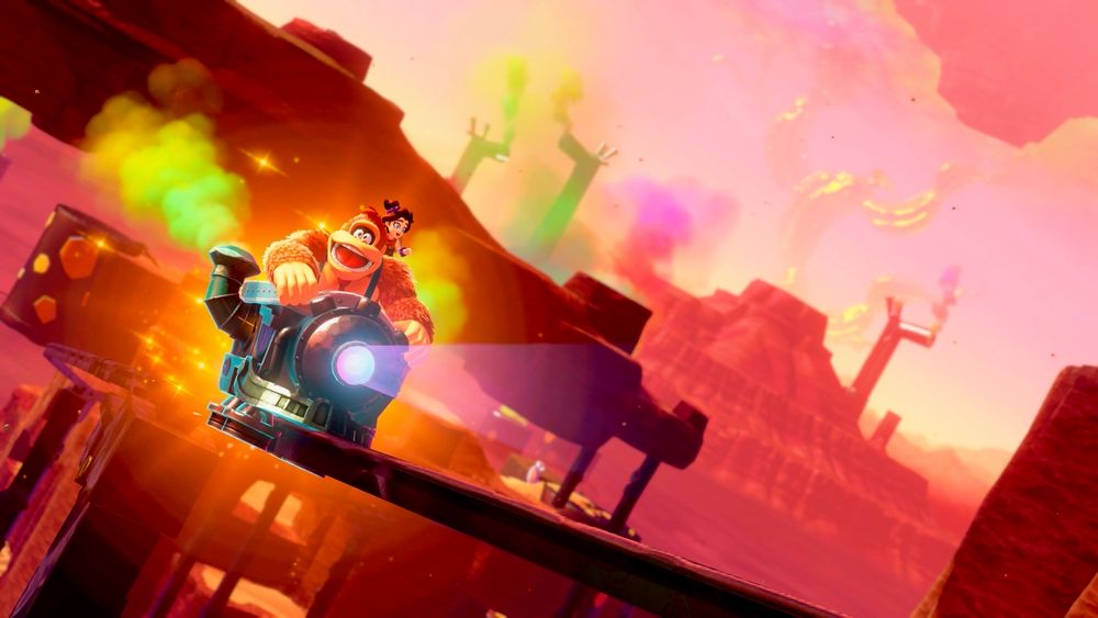 Screenshot from Donley Kong Bananza.