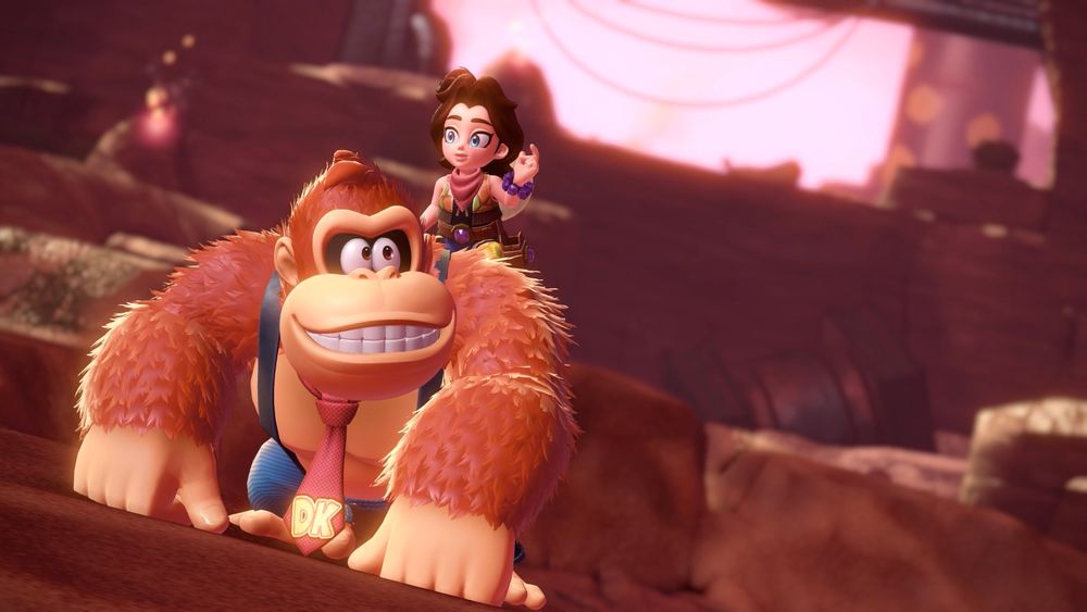 Screenshot from Donley Kong Bananza.