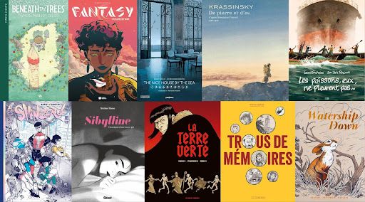 « C’est l’été : lisez des BD ! »
Ce sont les 10 indispensables de l'été ACBD !
Ce sont dix titres sortis depuis le début d'année, que nous vous encourageons à prendre avec vous cet été pour vous détendre avec exigeance et qualité !

Beneath the Trees Where Nobody Sees | de Patrick-Horvath (Ankama Editions)
Fantasy | de Yoann Kavege (Bubble Editions )
The Nice House...  T3  | By the sea | de James Tynion IV et Alvaro Martinez Bueno (Urban Comics)
De pierre et d'os | de Jean-Paul Krassinsky (Éditions Dupuis)
Les Poissons, eux, ne pleurent pas  | de Laurent Galandon et Jean-Denis Pendanx ( Galerie & Éditions Daniel Maghen)
Shin Zero T1  | de Mathieu Bablet et Guillaume Singelin ( Rue de Sèvres - Label 619)
Sibylline, chroniques d'une escort girl | de Sixtine Dano (Éditions Glénat BD)
La Terre verte | de Alain Ayroles et Hervé Tanquerelle (Éditions Delcourt)
Trous de mémoires | de Nicolas Juncker ( Le Lombard)
Watership down | de James Sturm ( Monsieur Toussaint Louverture)