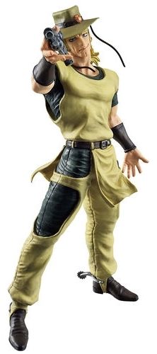 An Ichiban Kuji figurine of Hol Horse, from JoJo's Bizarre Adventure
