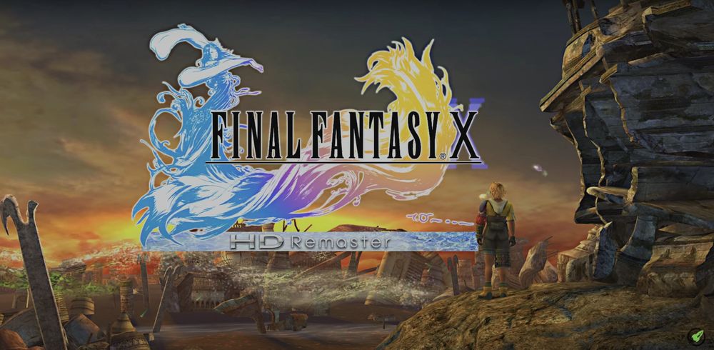 Title screen of Final Fantasy 10 HD remaster 