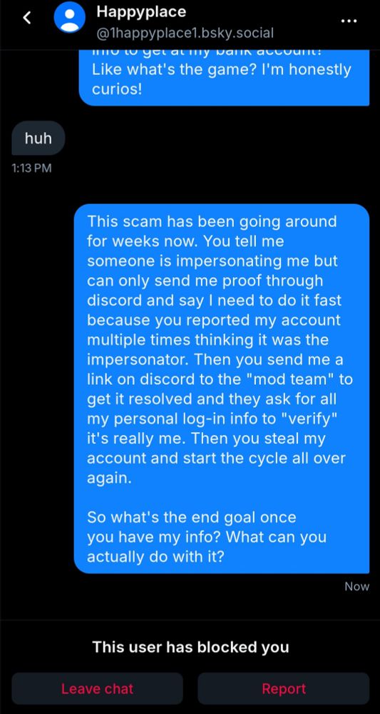 Continued. He replied with 