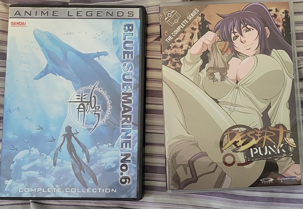 The complete collections of Blue Submarine No.6 and Desert Punk