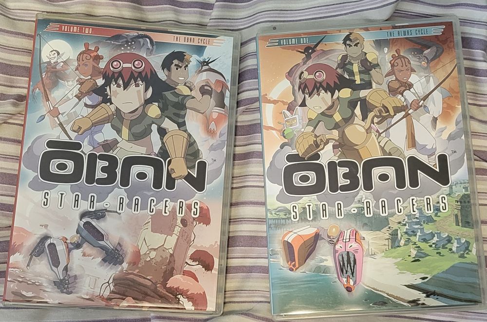 Oban Star Racers volumes one and two on dvd!