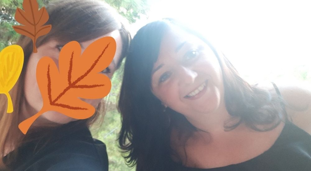 Foto von Subse mit einer ehemaligen Freundin