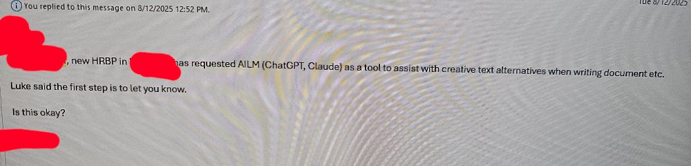 New HR person immediately requests chatgpt access Godsdammit