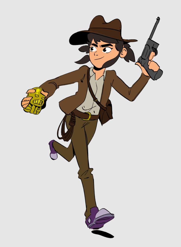 Becker Denoga (Hailey’s On It!) dressed as Indiana Jones 