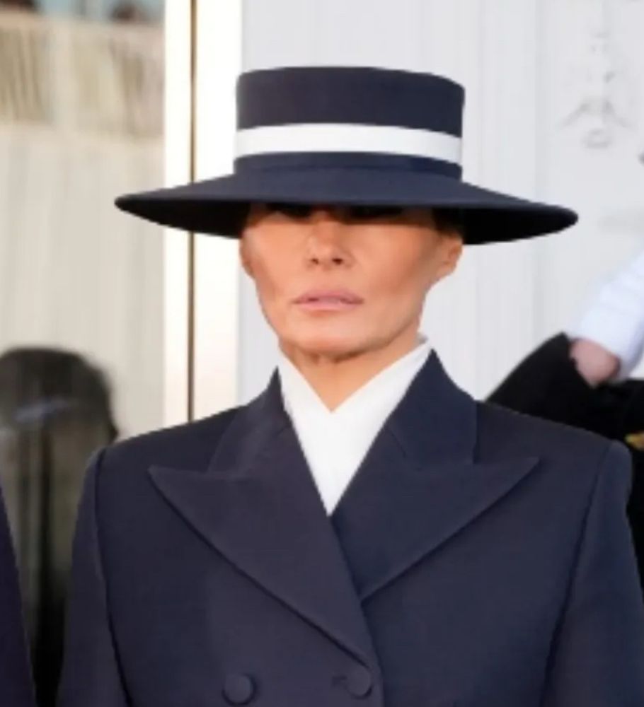 Melanie Trump dressed as the Hat Man