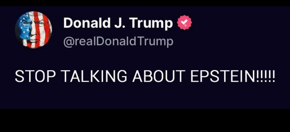 Trump post: stop talking about Epstein!
