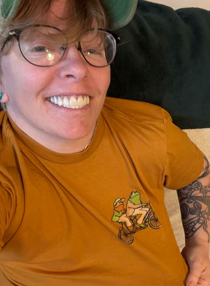 My new frog and toad shirt