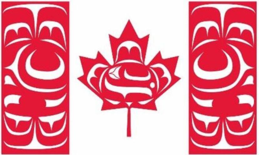 Coast Salish Canadian flag